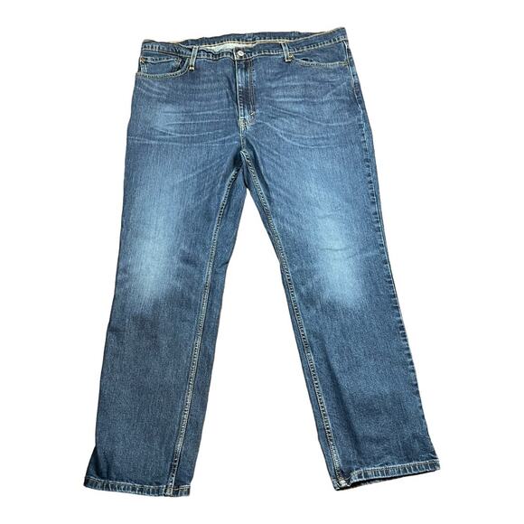 Men’s Levi’s 42x30 Straight Classic Blue Jeans Denim Utility Pants - Picture 1 of 6